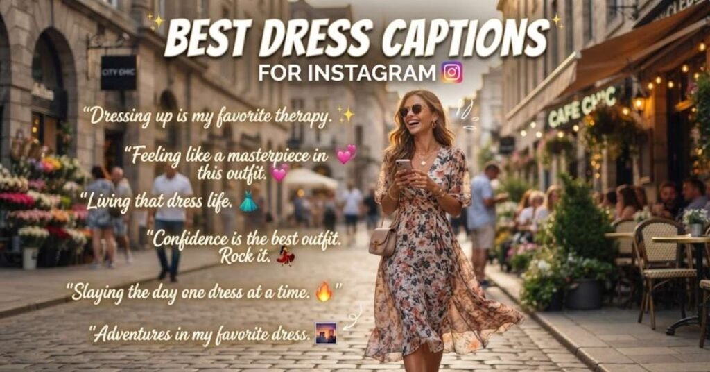 Best Dress Captions for Instagram