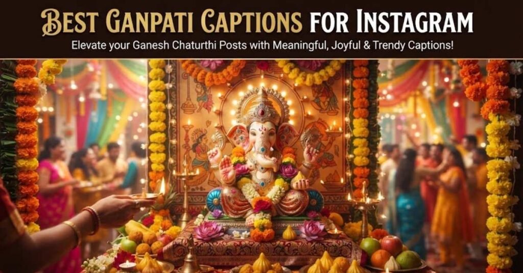 Best Ganpati Captions for Instagram