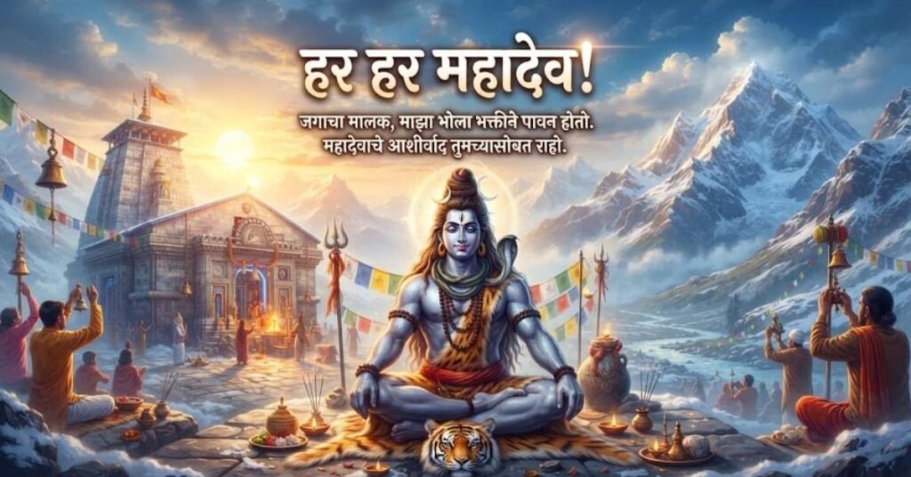 Best Mahadev Caption in Marathi