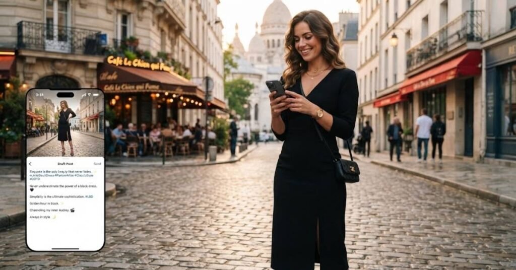 Black Dress Captions for Instagram
