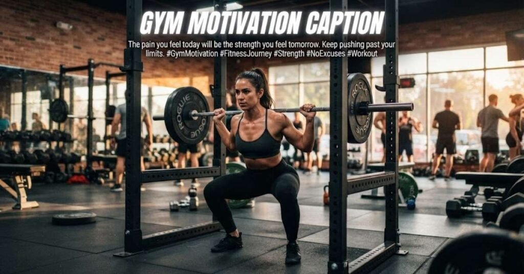 Gym Motivation Caption