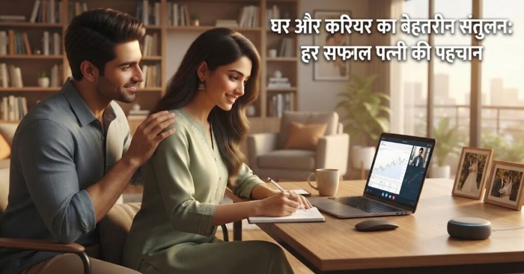 One Line Caption for Wife in Hindi