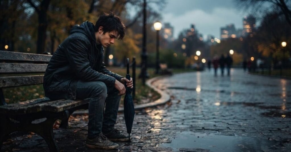 Sad Captions for Boys