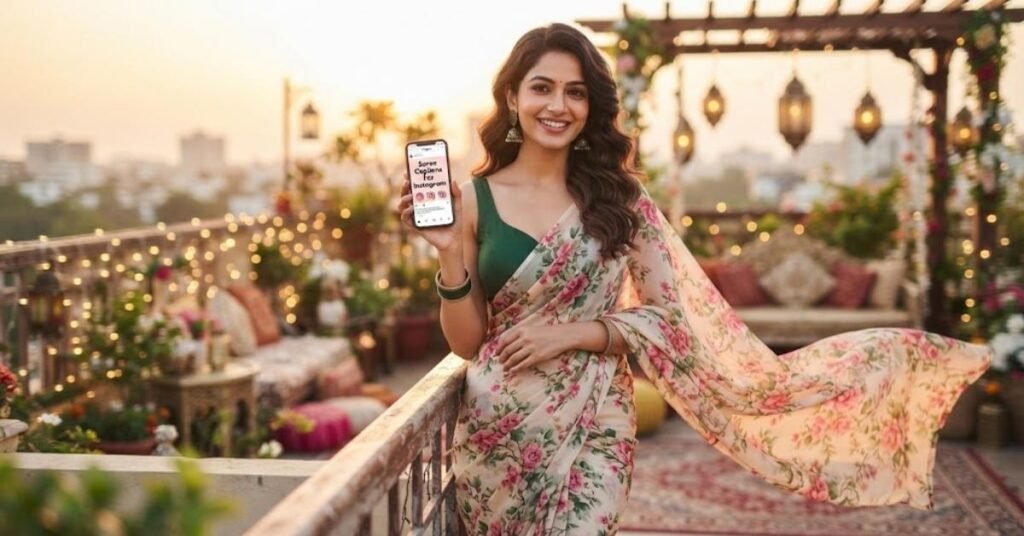 Saree Captions For Instagram
