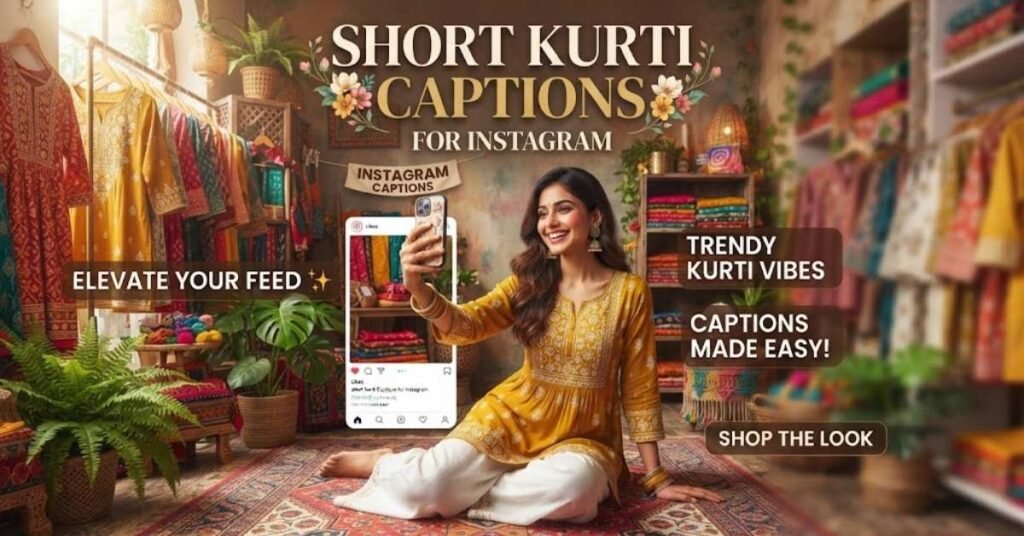 Short Kurti Captions for Instagram