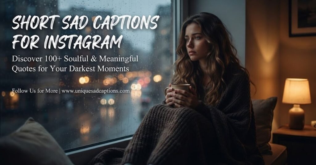Short Sad Captions for Instagram