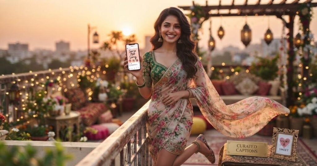 Short Saree Captions For Instagram