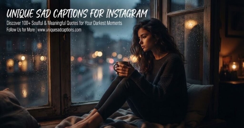 Unique Sad Captions for Instagram