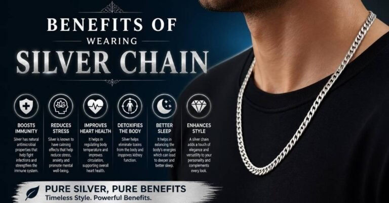 benefits of wearing silver chain
