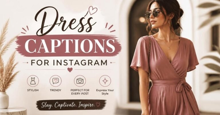 dress captions for instagram