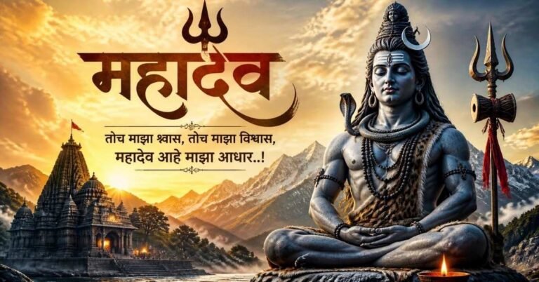 mahadev caption in marathi