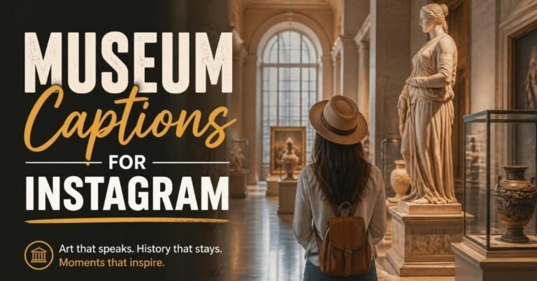 museum captions for instagram