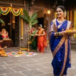 nauvari saree caption for instagram in marathi