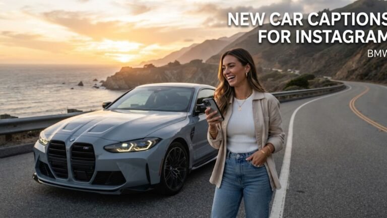 new car captions for instagram