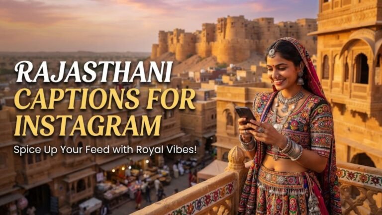 rajasthani captions for instagram