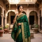 saree caption
