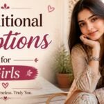 traditional captions for girls