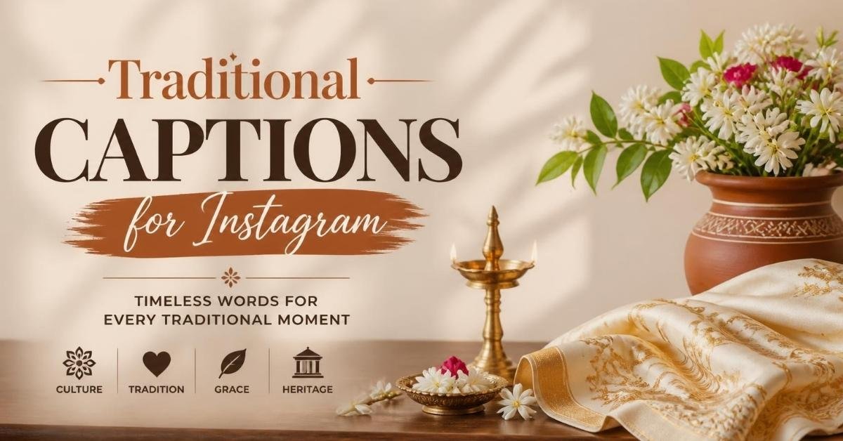 traditional captions for instagram